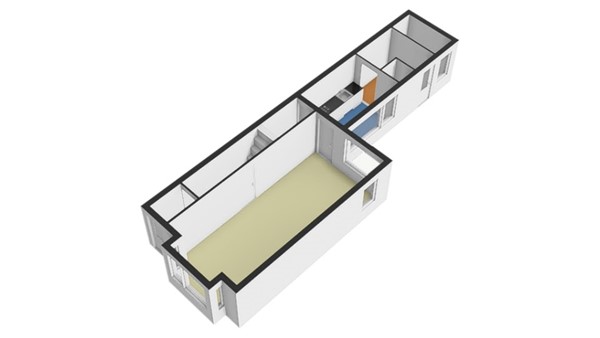 Floorplan - Benedenrijweg 401, 3077 CH Rotterdam